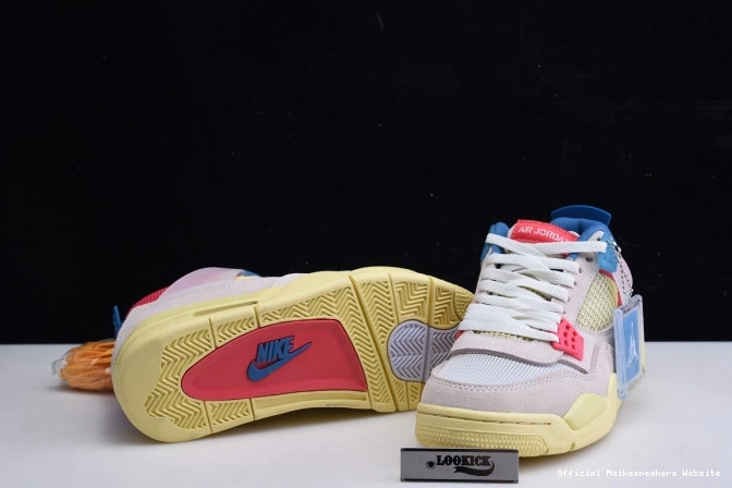Official Maikesneakers Ice Jordan Union 4 Retro Air Guava DC9533-800 0727